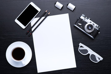 Office tools. Digital technology. Innovative implementation in business. Internet applications. Wireless function. Tablet phone and camera