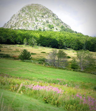 le mont gerbier des joncs en france,en ard&egrave;che