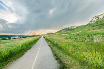 Bike Path To The Sky