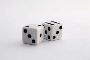 Pair of white dice