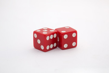 Pair of red dice