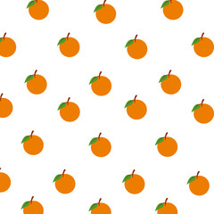 orange fruits citrus seamless pattern decoration
