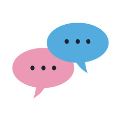bubble speech chat message communication concept