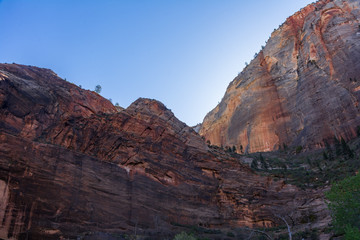 Naklejka premium Valley Zion National Park Utah Cliffs Trail