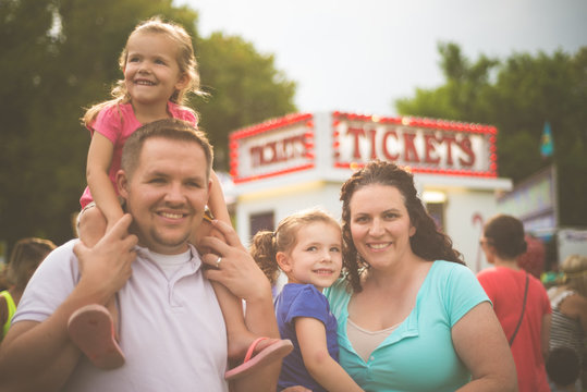 Family At Fair