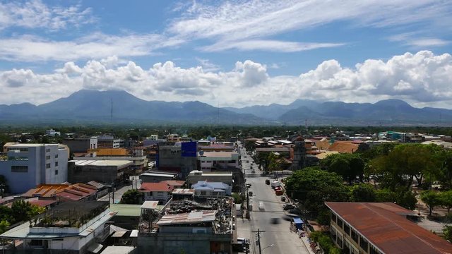 A view of Dumaguete City skyline facing Mt. Talinas. Presented as fast motion (time lapse).

