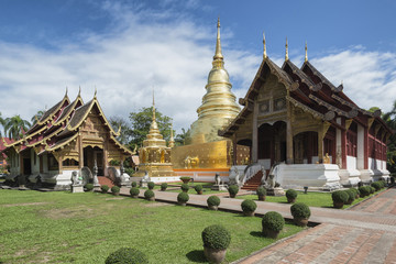 Fototapeta premium Wat Phra Singh, Chiang Mai, Północna Tajlandia.