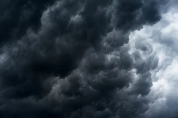 Foto auf Acrylglas Sturm Regenwolke, Gewitterwolke vor einem Gewitter Hintergrund