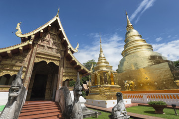Fototapeta premium Wat Phra Singh, Chiang Mai, Northern Thailand.