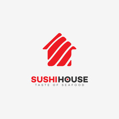 Sushi house logo