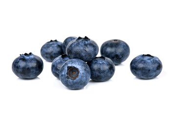 Blueberry isolated on the white background