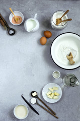 ingredients for baking bread
