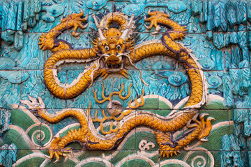 Obraz premium Forbidden City Dragon