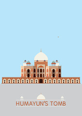 vector of Humayun's tomb