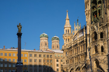 Obraz premium Marienplatz in München