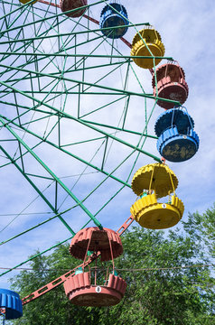 Ferris wheel, Central Park of Culture and Recreation / Orenburg, Orenburg region, Orsk