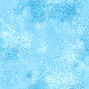 Blue abstract watercolor background. Hand painted. Seamless