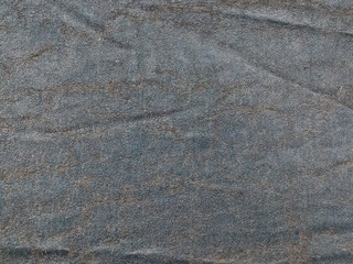 dirty old canvas covered truck on truck for transportation background