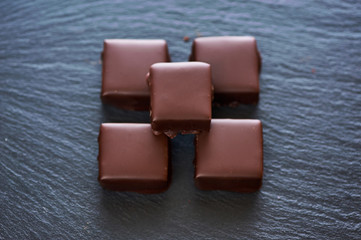 Hand made apricot marmalade in Chocolate Dipped