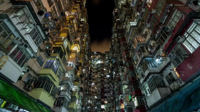 Hong Kong island, Hong Kong, 28 May 2017 -: Montane Mansion in Hong Kong at night