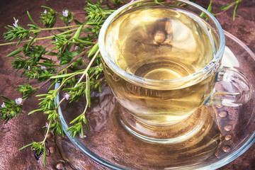 Healing herbal Oregano tea