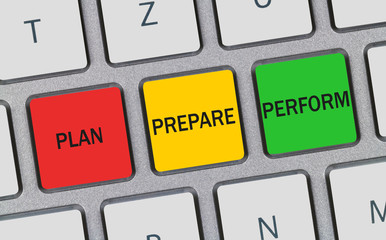 Plan, Prepare, Perform / Keyboard