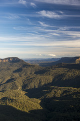 Landscape view of Blue Mountains national park