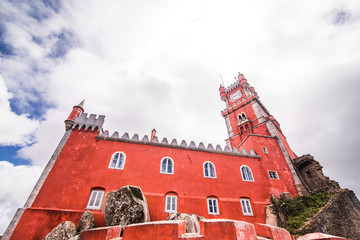 Obraz premium Pena National Palace in Sintra, Portugal Palacio Nacional da Pena