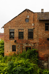 The old ruins mill house in Kuldiga, Latvia