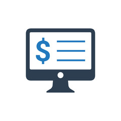 Online Bank Statement Icon