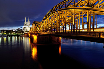 Hohenzollern Bridge, Cologne, Germany