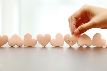 ハートのオブジェ