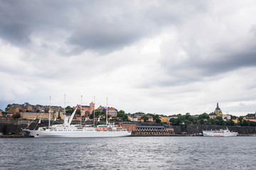 Fototapeta premium View over Södermalm district in Stockholm, Sweden