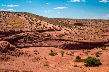 Upper Antelope Canyon. Arizona Arid Desert, neighborhood of Page