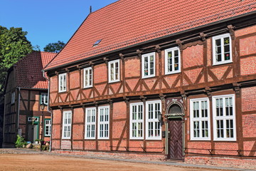 Naklejka premium Salzwedel, Altes Fachwerkhaus