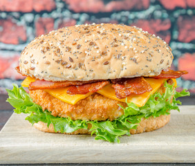 Chicken and Bacon Burger