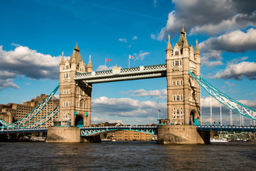 Fototapeta na wymiar Tower Bridge in London, United Kingdom