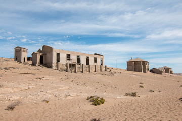 Ghost town of Kolmanskop outside Luderitz in Namibia, Africa