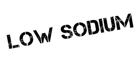 Low Sodium rubber stamp. Grunge design with dust scratches. Effects can be easily removed for a clean, crisp look. Color is easily changed.