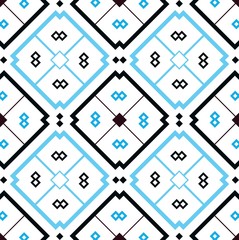 Mosaic background with seamless pattern in islamic style