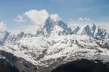 Obraz premium Ushba peak in Svaneti