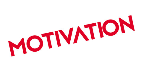 Motivation rubber stamp. Grunge design with dust scratches. Effects can be easily removed for a clean, crisp look. Color is easily changed.