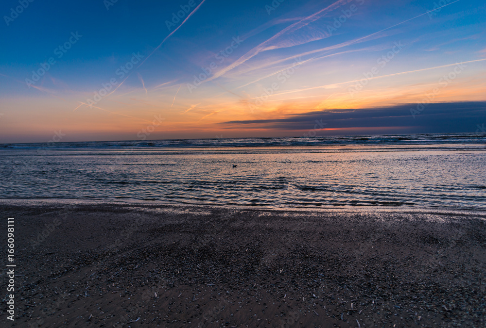 Canvas Prints sunset on the beach