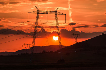 Solar disk and pylon