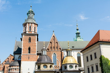 Cathedral on Castle Wawel in Krakow (Poland)