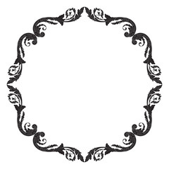 Ornament vintage baroque vector