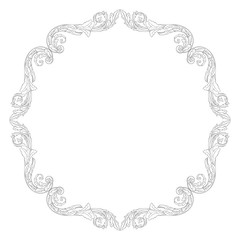 Ornament vintage baroque vector