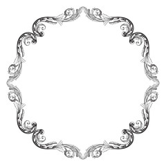 Ornament vintage baroque vector