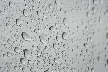 rain drops on window pane