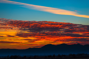 Obraz premium Beautiful sunset